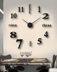 Orologio da Parete Moderno – Design Artistico per Accenti d'Interni Audaci