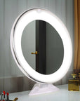10x Magnifying Makeup Mirror with LED Lights, 360° Rotation and Natural Daylight Illumination for Flawless Beauty 2