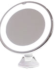 10x Magnifying Makeup Mirror with LED Lights, 360° Rotation and Natural Daylight Illumination for Flawless Beauty 3