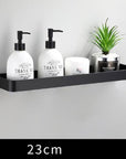 AeroShelf – Black Space Aluminum Wall Shelf for Modern Minimalism