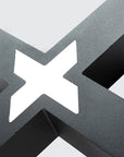 X-Lume Pro – Lampada da parete a LED a forma di X impermeabile per illuminazione esterna migliorata