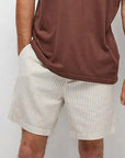 Tillmann | Relaxed Fit Casual Shorts with Modern Stripe Design