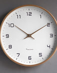 Orologio da parete in legno minimalista – Accento d'arredo per la casa ispirato allo stile scandinavo