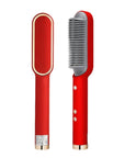 2-in-1 Hair Brush and Blow Dryer Brush with Adjustable Heat Settings for Straightening and Curling – Tourmaline Ceramic Technology 7