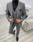 Variant image for Herrenanzug Slim Fit Baumwoll-Polyester-Mischung Vielseitig Elegant-13