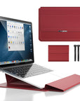 3-in-1 Waterproof Laptop Sleeve with Shock-Resistant Design and Accessory Storage - Elegant MacBook Case for Travel and Office 6