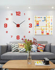 Orologio da Parete Moderno – Design Artistico per Accenti d'Interni Audaci