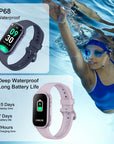 Waterproof Smart Watch with 7-Day Battery Life and Fast Charging for Fitness Tracking-3