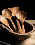 5-Piece Kitchen Utensil Set – Sustainable Teak Cooking Tools with Ergonomic Design 4