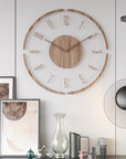 ScandiTime – Nordic Style Solid Wood Wall Clock for Minimalist Elegance