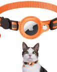 Cat GPS Tracker Collar – Reflective Design with Quick Release for Safe Night Tracking