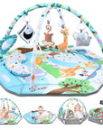 8-in-1 Baby Play Mat with 6 Detachable Sensory Toys – Soft Foam Play Mat for Early Development 1