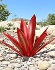 Lampada da giardino solare in agave artigianale – Lampada da esterno impermeabile per illuminazione paesaggistica elegante