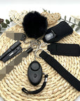 9-Piece Outdoor Self Defense Keychain Set for Women – Compact, Durable, Stylish Protection 1