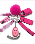 9-Piece Outdoor Self Defense Keychain Set for Women – Compact, Durable, Stylish Protection 4