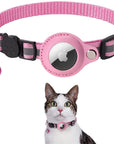 Cat GPS Tracker Collar – Reflective Design with Quick Release for Safe Night Tracking