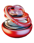 SolarGlow | Double-Suspended Rotating Crystal Car Aromatherapy Ornament