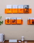 AcrylicAura | Stylish Eco-Friendly Wall Mounted Magazine Holder 1