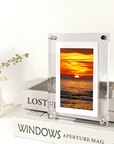 AcrylicGlow | Stylish Modern Digital Photo Frame with Video Playback 1