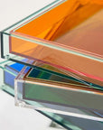 Acryluxe | Vibrant Multi-Color Acrylic Serving Tray 8