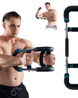 Adjustable Training Bar for Home Workout – Target Forearms, Triceps, and Chest Strengthening 0