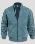 Adrien | Men’s Autumn Bomber Jacket with Ribbed Hem and Cuffs 9