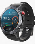 Advanced Men's Smartwatch with Health Monitoring, Waterproof Design, and Bluetooth Connectivity 0