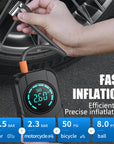 AeroBoost | Powerful Portable Tire Inflator and Car Tyre Pump with LED Light 5