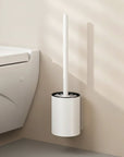 AeroStone | Stylish Black Wall Mounted Toilet Brush Holder Set 7