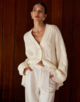 Aliyah | Elegant Oversized Cable Knit Outwear 0