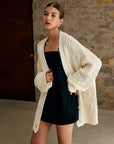 Aliyah | Elegant Oversized Cable Knit Outwear 4