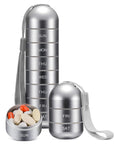 AluminaGuard | Durable Waterproof 7-Day Pill Box Organizer for Travel 0