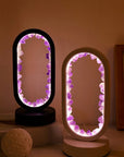 AmethystGlow | Elegant Natural Crystal Serenity Table Lamp for Tranquil Spaces 1