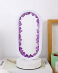 AmethystGlow | Elegant Natural Crystal Serenity Table Lamp for Tranquil Spaces 9