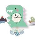 AnimaliaTime | Cheerful Interactive Children's Pendulum Wall Clock 4