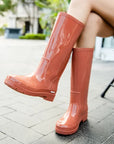 AquaCharm | Stylish Waterproof Mid-Calf Rain Boots for Women 2
