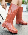 AquaCharm | Stylish Waterproof Mid-Calf Rain Boots for Women 4