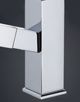 AquaGem | Stylish Modern Chrome Bathroom Mixer Tap for Elegant Sinks 8