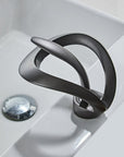 AquaGold | Elegant Modern Brushed Gold Bathroom Sink Faucet 2