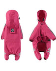AquaGuard | Stylish Waterproof Adjustable Dog Raincoat with Hood 3