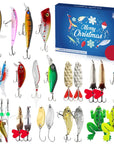 AquaQuest | Compact Waterproof Fishing Advent Calendar with 24 Accessories 2