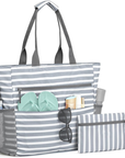 AquaVoyage | Spacious Stylish Waterproof Beach Bag for Summer Fun 2