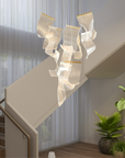 Archinea | Acrylic Gold Stair Chandelier for Modern Interior 4