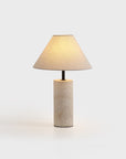 Artisanel | Lorie Marble + Linen Table Lamp for Minimalist Interior 5