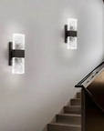 AuraLuxe – Crystal LED Wall Lamp 0