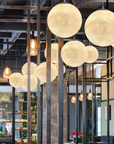 Auralis | Nostalgic Moon Pattern Hanging Lamp 6