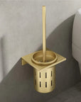 AureaGold | Elegant Space-Saving Wall-Mounted Toilet Brush Set 1