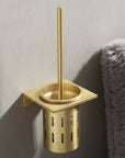 AureaGold | Elegant Space-Saving Wall-Mounted Toilet Brush Set 3