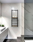 AureaSteel | Sleek Modern Wall Mounted Towel Holder for Elegant Bathrooms 5