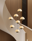 AureaStone | Refined Natural Marble Staircase Chandelier 0